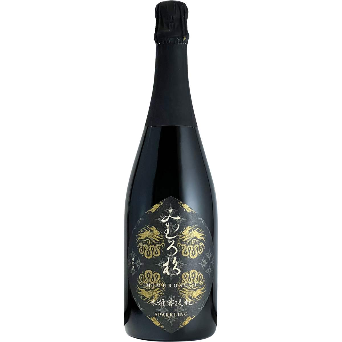 三諸杉 木桶菩提酛 Sparkling 酒瓶正面商品圖