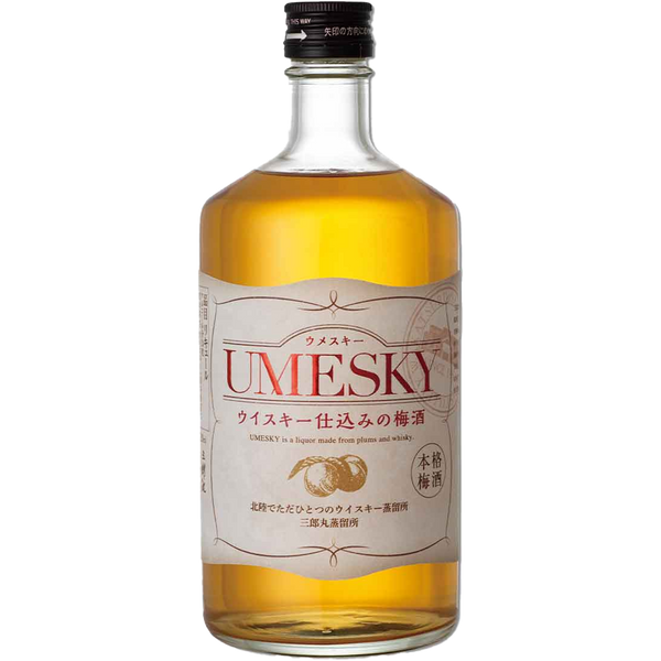 若鶴 UMESKY 梅酒威士忌 酒瓶正面商品圖