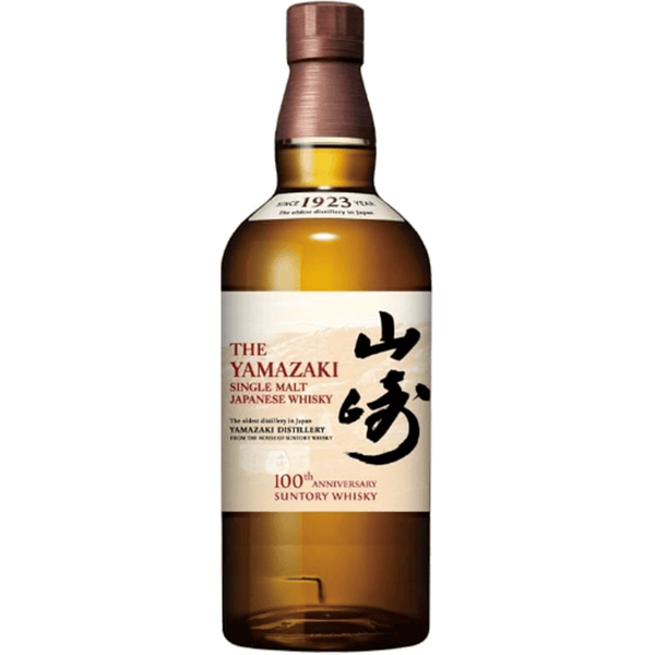 山崎 Yamazaki 100th Anniversary Japanese Whisky 酒瓶正面商品圖