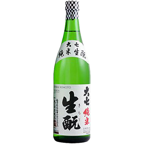 大七 生酛 純米酒 酒瓶正面商品圖