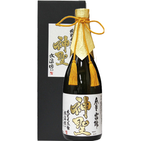 神聖 純米大吟釀 冰溫 酒瓶正面商品圖