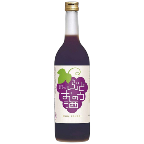 愛知國盛 葡萄風味酒 720ml 瓶身產品照（白底）
