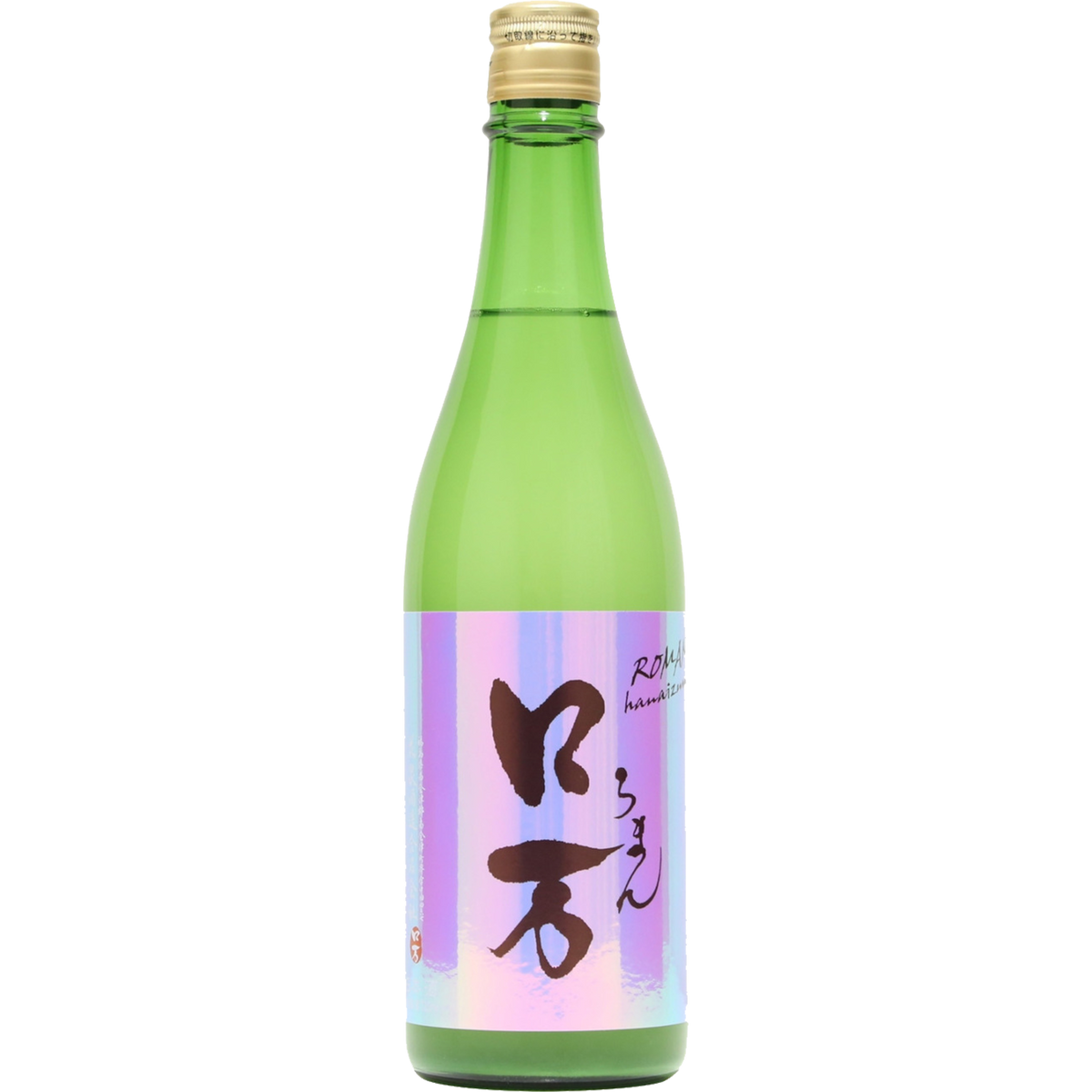 霜降口万 純米吟釀原霞酒 一次火入 酒瓶正面商品圖