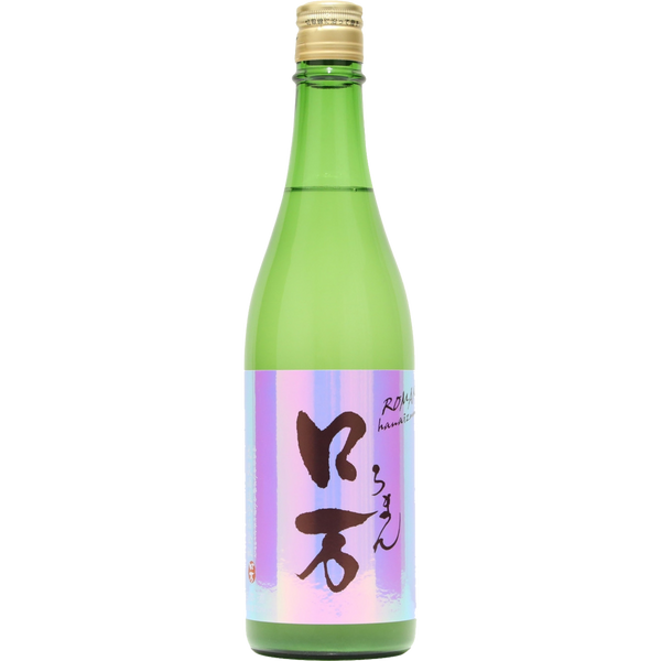 霜降口万 純米吟釀原霞酒 一次火入 酒瓶正面商品圖