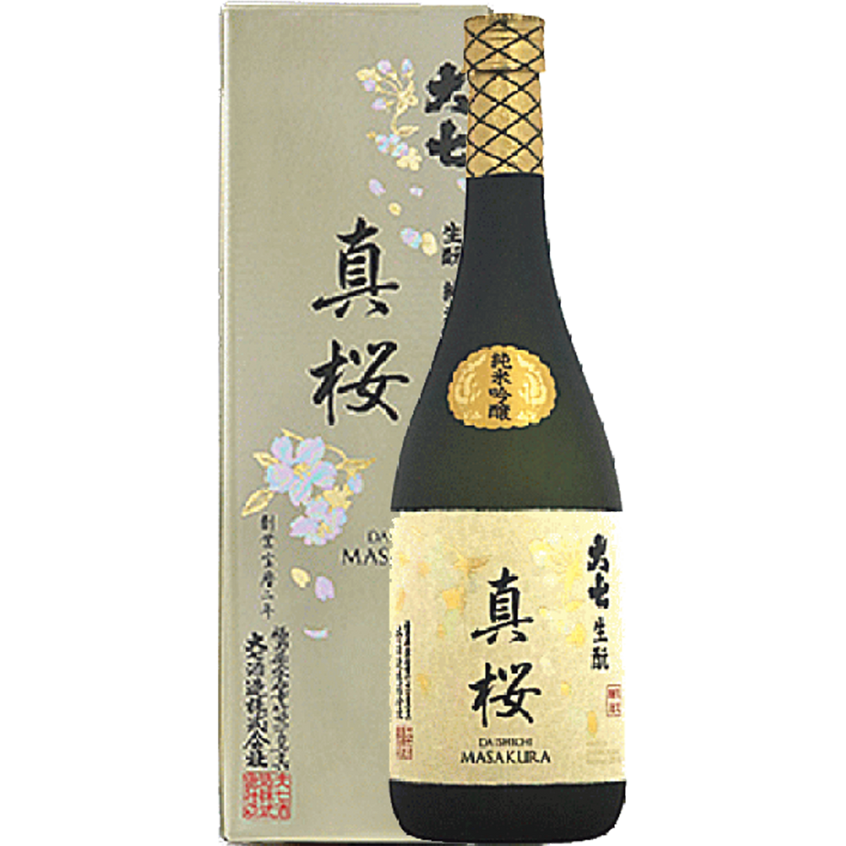 大七 真桜 生もと造り 純米吟醸酒 酒瓶正面商品圖