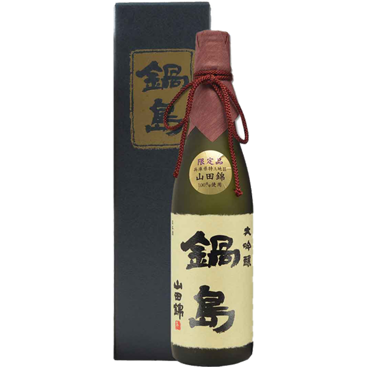 鍋島 限定 大吟釀 酒瓶正面商品圖