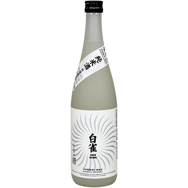 榮光富士 白雀 純米 おりがらみ 無濾過生原酒 酒瓶正面商品圖