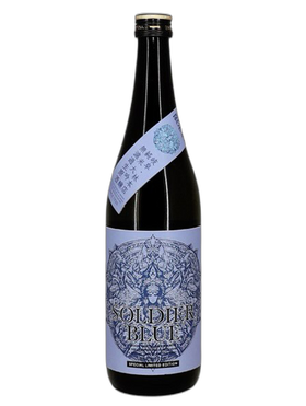 百十郎 SOLDIER BLUE 純米大吟釀無濾過生原酒 酒瓶正面商品圖