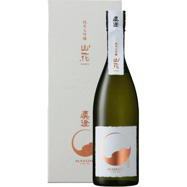 真澄 山花 純米大吟釀 酒瓶正面商品圖