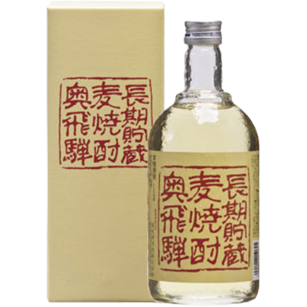 奧飛驒 金箔米燒酎 酒瓶正面商品圖