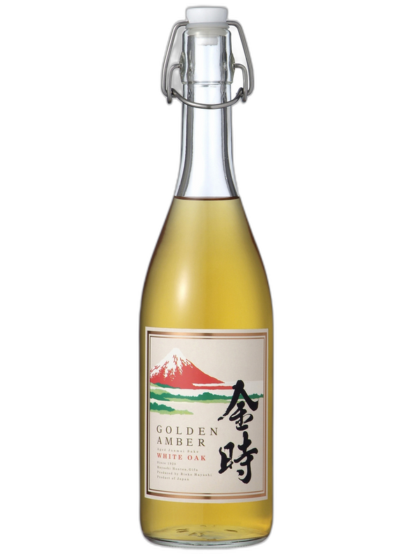 金時 Golden Amber 樫樽熟成純米酒 酒瓶正面商品圖