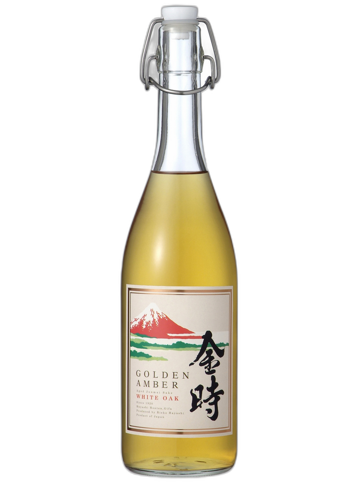 金時 Golden Amber 樫樽熟成純米酒 酒瓶正面商品圖