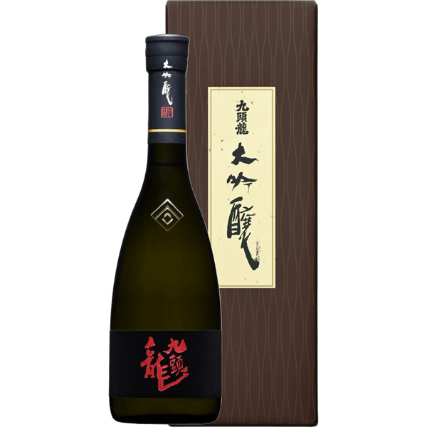 黑龍 九頭龍 大吟釀 酒瓶正面商品圖