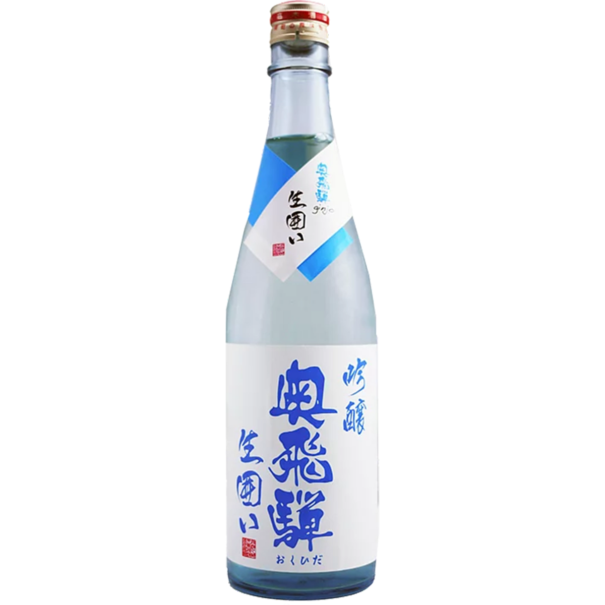 奧飛驒 吟釀 生囲 酒瓶正面商品圖