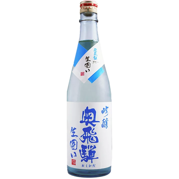 奧飛驒 吟釀 生囲 酒瓶正面商品圖