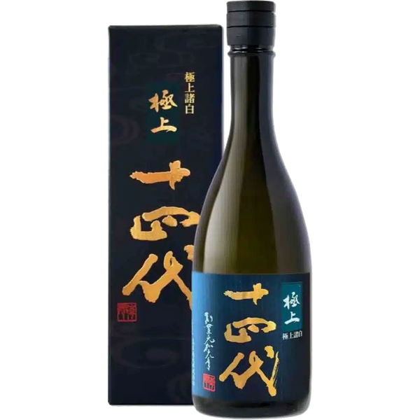 十四代 極上諸白 純米大吟釀 酒瓶正面商品圖