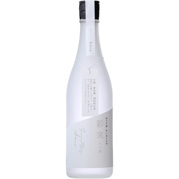 彩來 純米吟釀 無濾過生原酒 薄霧 酒瓶正面商品圖