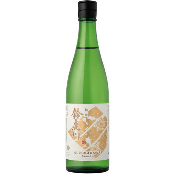 鈴鹿川 純米酒 酒瓶正面商品圖