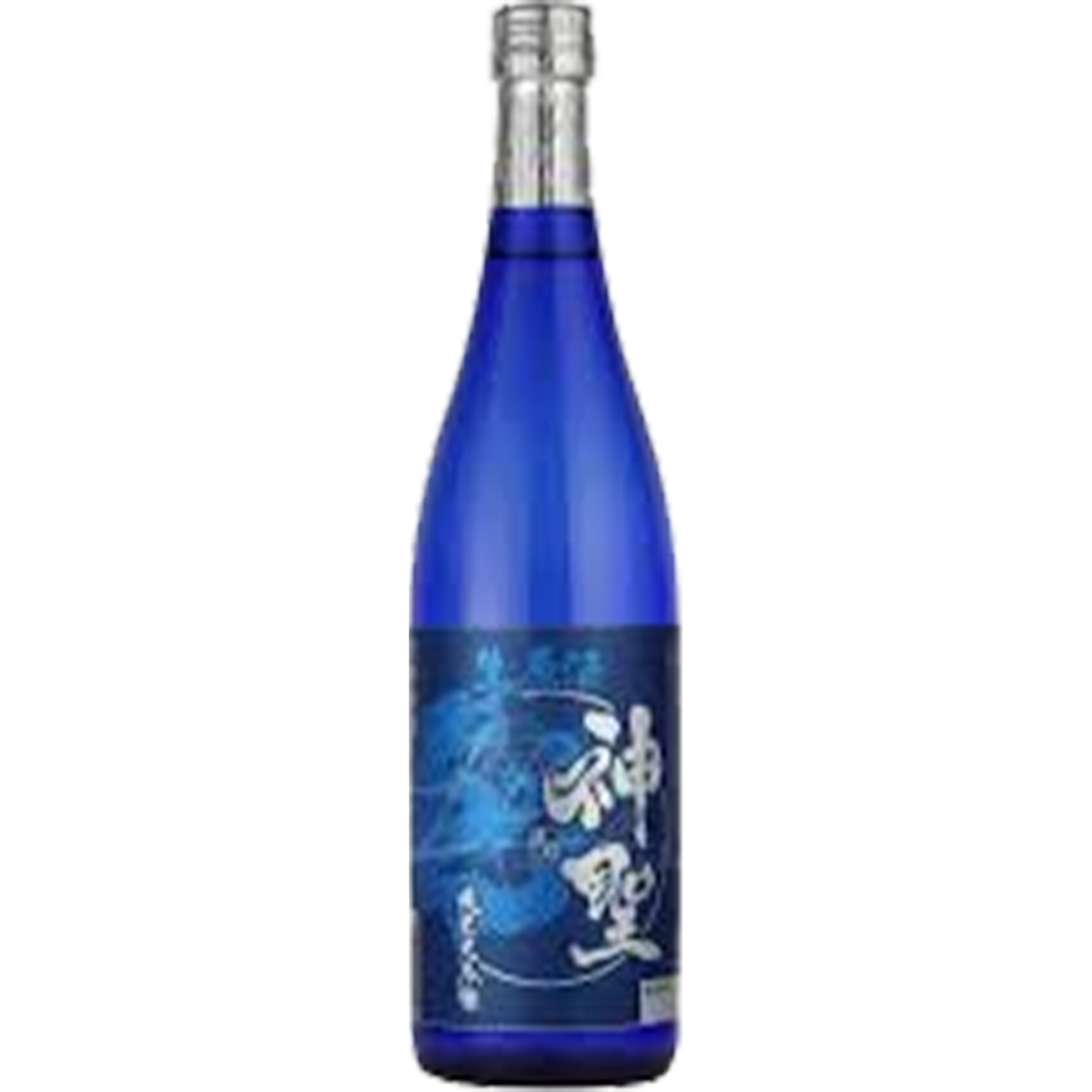 神聖 純米大吟釀 生原酒 青龍 酒瓶正面商品圖