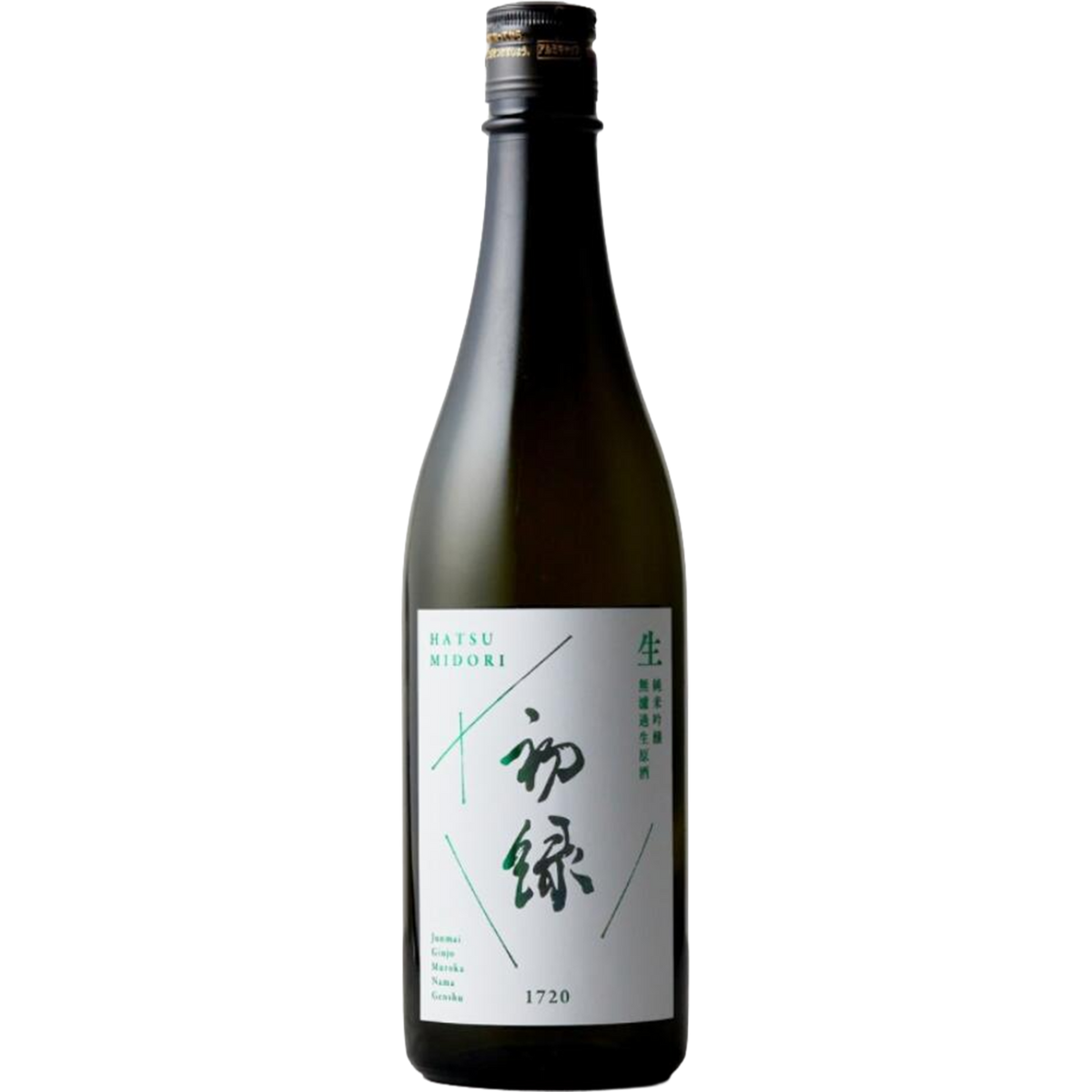 奥飛騨 初緑 特別純米 無濾過生原酒 酒瓶正面商品圖