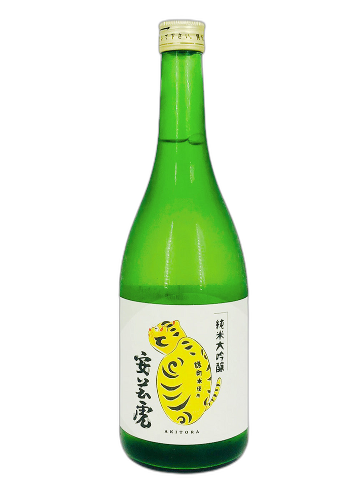 安藝虎 雄町純米大吟釀 酒瓶正面商品圖
