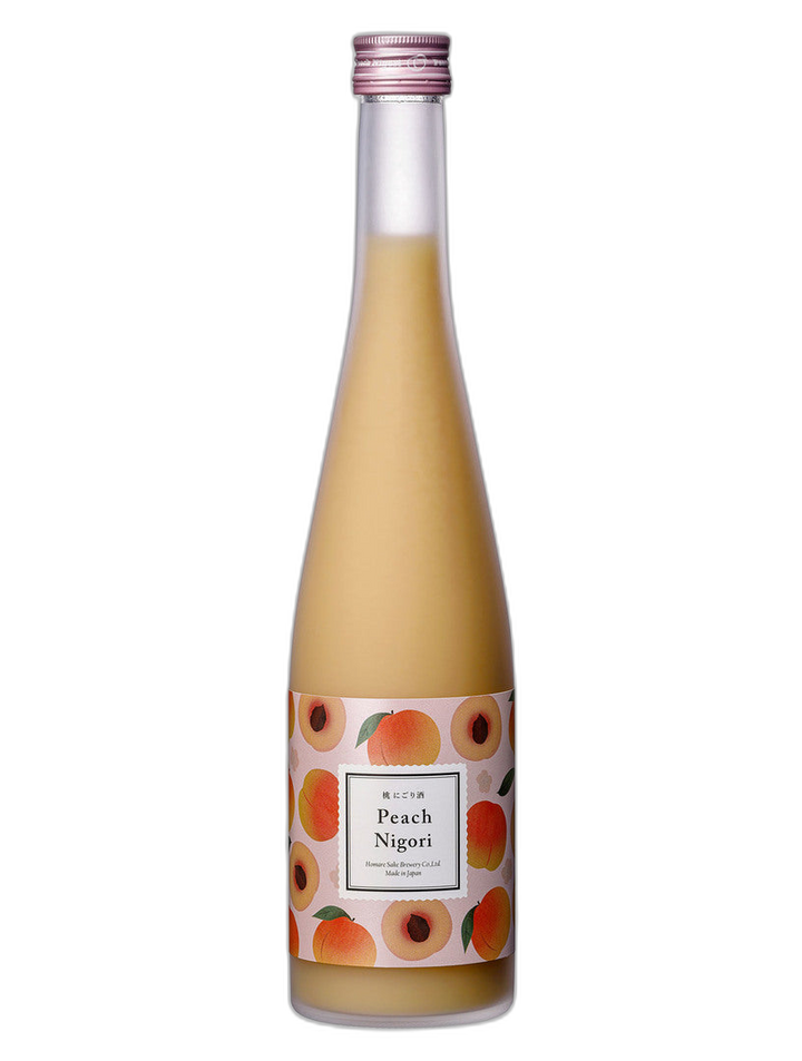 會津譽 蜜桃濁酒 酒瓶正面商品圖