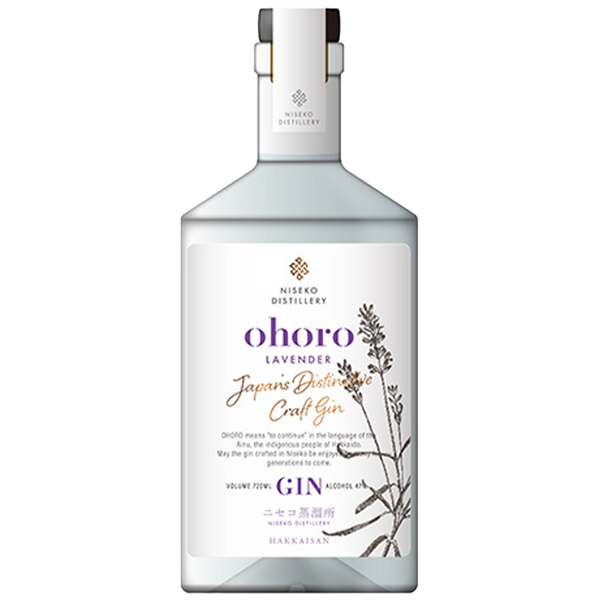 ohoro GIN Limited Edition LAVENDER 酒瓶正面商品圖