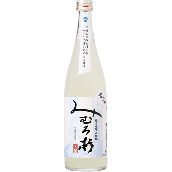 三諸杉 山田錦生詰 夏限定 酒瓶正面商品圖