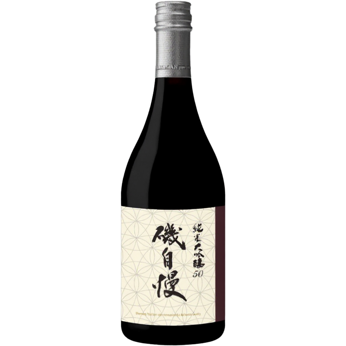 磯自慢 純米大吟釀50 限定版 酒瓶正面商品圖