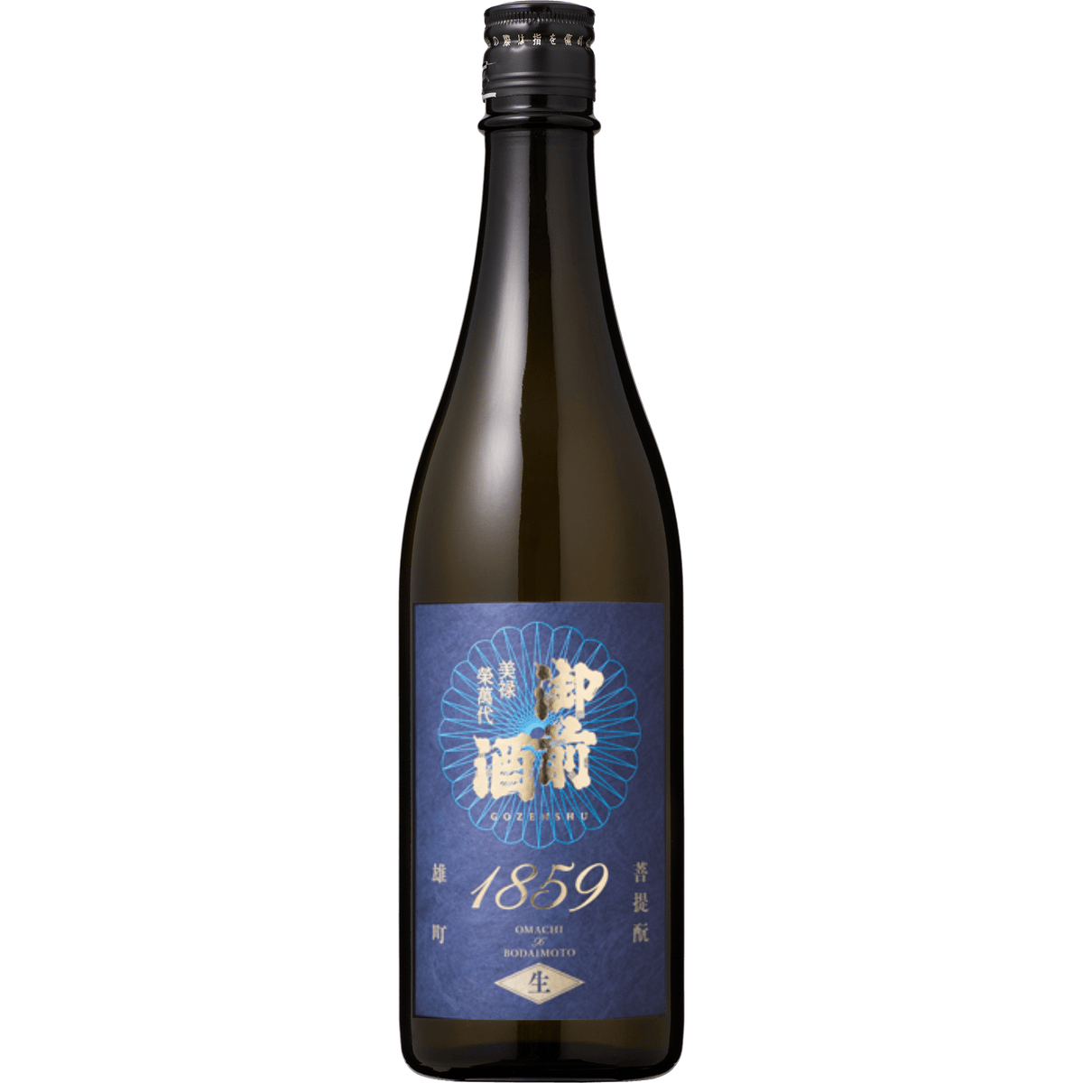 御前酒 1859 菩提酛 純米無濾過生原酒 限定品 酒瓶正面商品圖