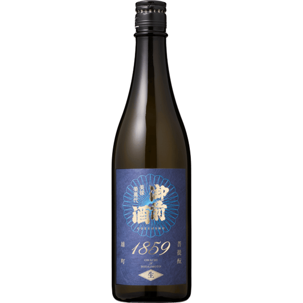 御前酒 1859 菩提酛 純米無濾過生原酒 限定品 酒瓶正面商品圖