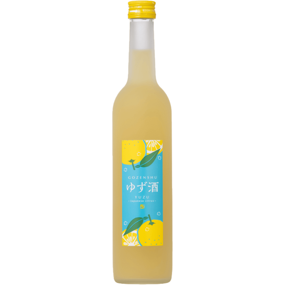 御前酒 純米 柚子酒 酒瓶正面商品圖